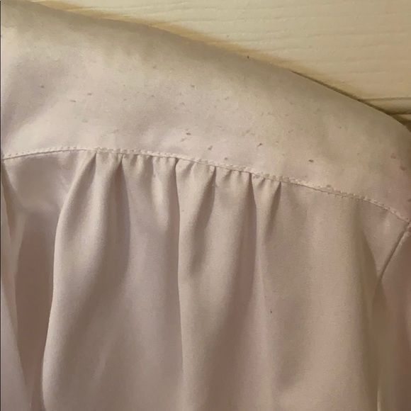 Vintage satin white blouse - Picture 2 of 3